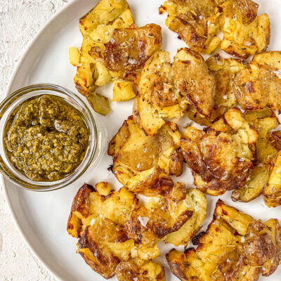Crispy Garlic Potatoes