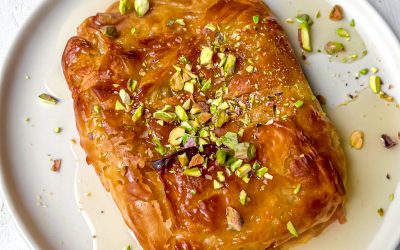 Strawberry Custard Baklava