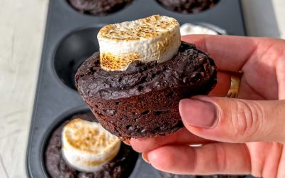 S’Mores Brownie Cups